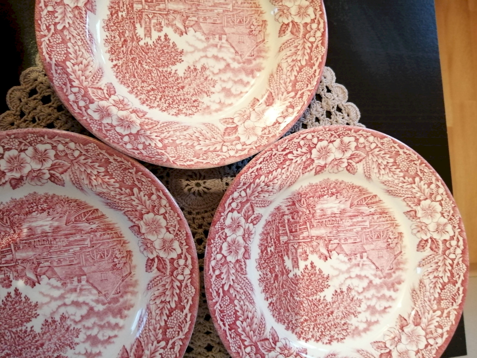 6 Assiettes Creuses En Porcelaine « Chriss G. Collection