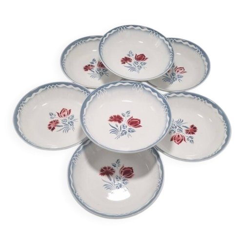 Assiettes Digoin Sarreguemines