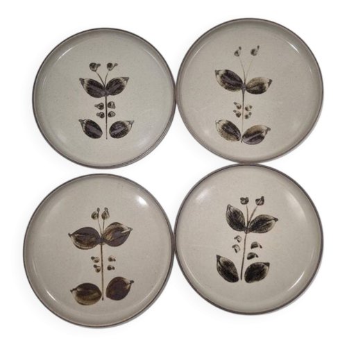 Assiettes en grès