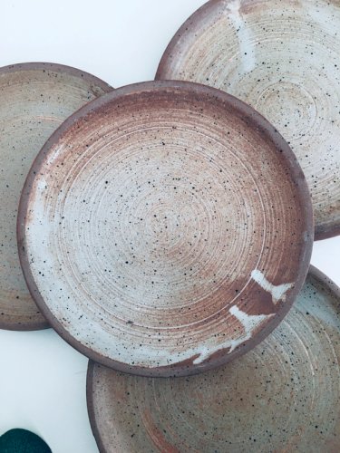 Assiettes grès vintage