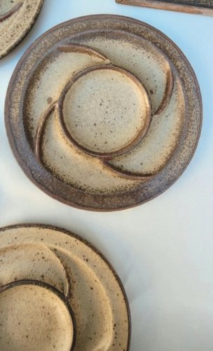 Assiettes Jean Tessier Atelier Le Cep