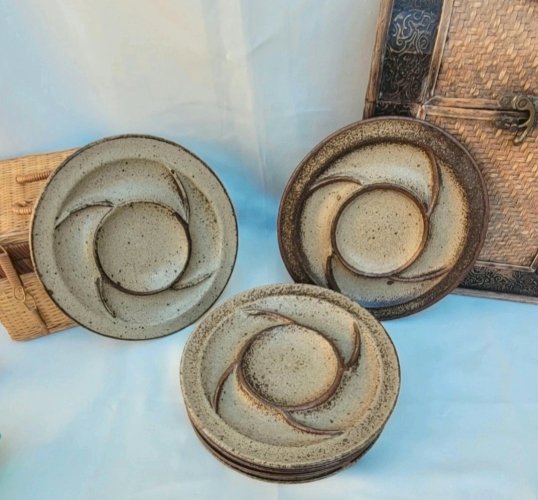 Assiettes Jean Tessier Atelier Le Cep