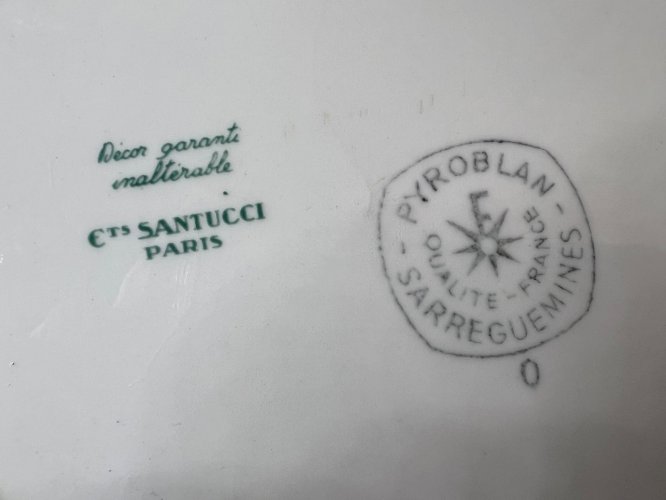 Assiettes Mercedes-Benz France Sarreguemines  – lot 2 – cadeau auto noel