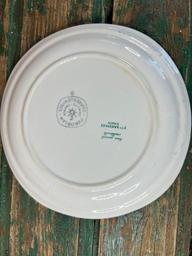 Assiettes Mercedes-Benz France Sarreguemines  – lot 2 – cadeau auto noel