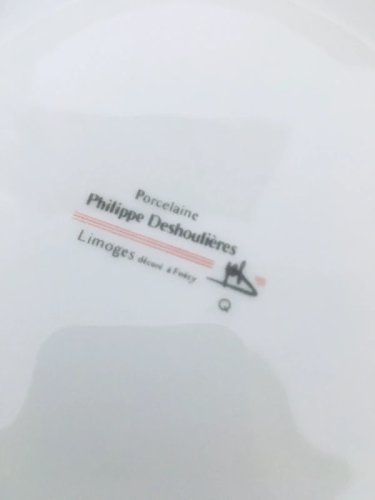 Assiettes Philippe Deshoulières
