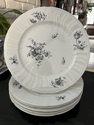 Assiettes plates Gien