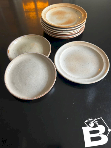 Assiettes plates Grés du Marais