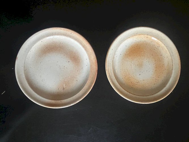 Assiettes plates Grés du Marais