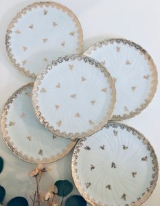 Assiettes porcelaine de Limoges