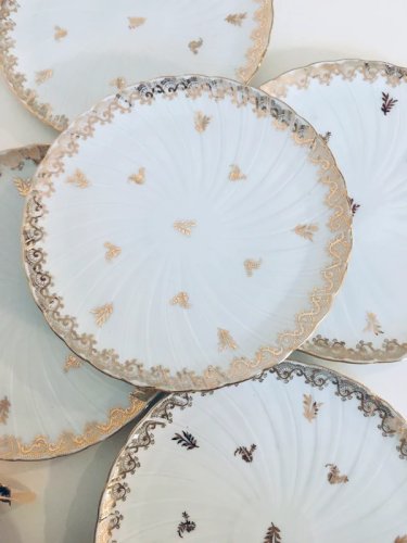 Assiettes porcelaine de Limoges