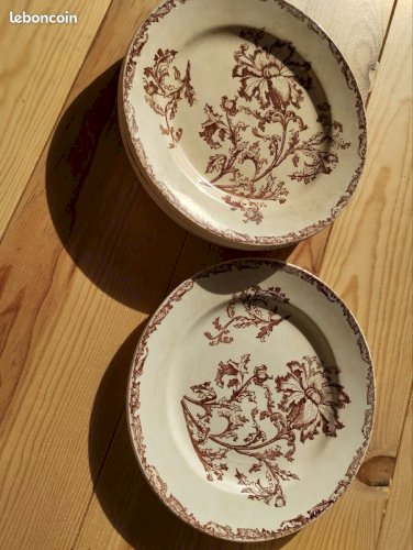 assiettes terre de fer