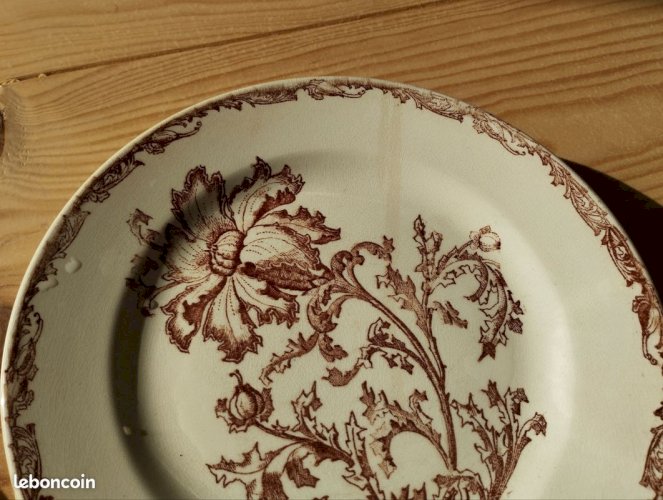 assiettes terre de fer