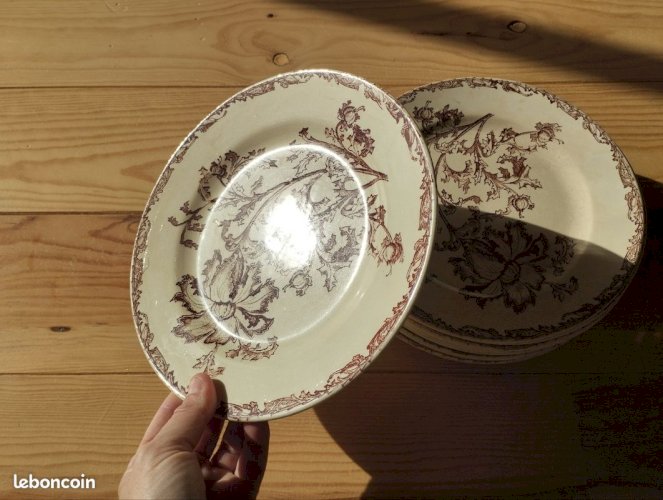 assiettes terre de fer