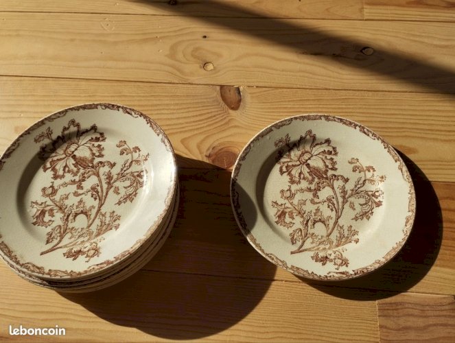 assiettes terre de fer