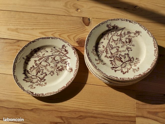 assiettes terre de fer