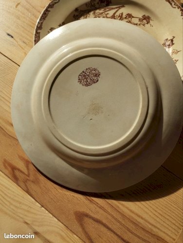 assiettes terre de fer