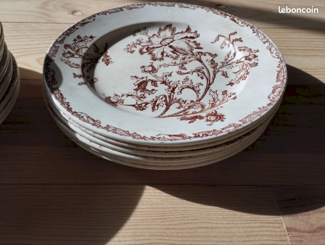 assiettes terre de fer