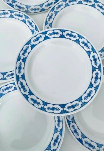 Assiettes vintage Art Déco
