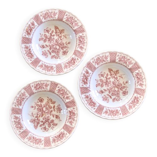 Assiettes vintage Myott England terre de fer anglaise collection Melody