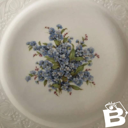 Assiettes vintage porcelaine de Bavaria