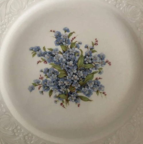 Assiettes vintage porcelaine de Bavaria