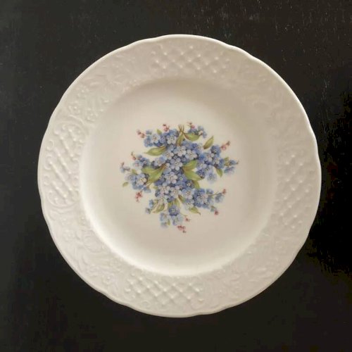 Assiettes vintage porcelaine de Bavaria