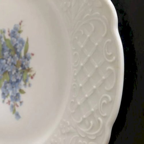 Assiettes vintage porcelaine de Bavaria
