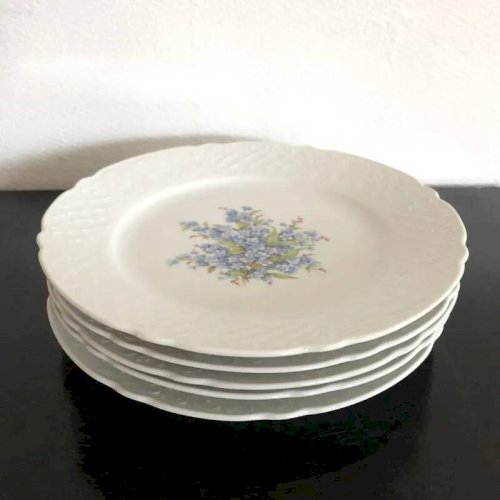 Assiettes vintage porcelaine de Bavaria