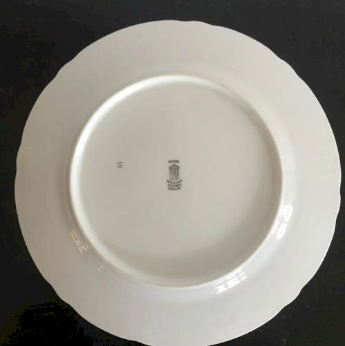 Assiettes vintage porcelaine de Bavaria