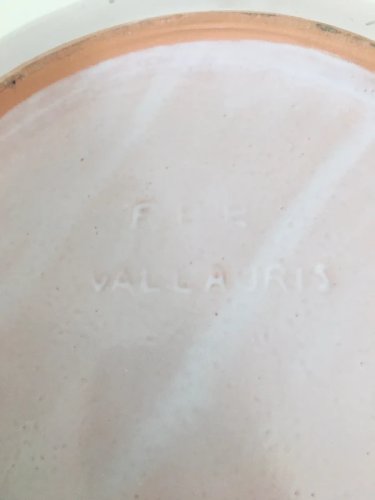 Assiettes vintage Vallauris