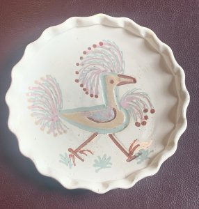 Cerenne workshop ceramic Vallauris rooster decoration in very good condition.