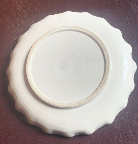 Atelier Cerenne céramique Vallauris décor au coq très bel état