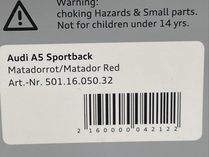 Audi A5 Sportback (2017) 1/43 Spark