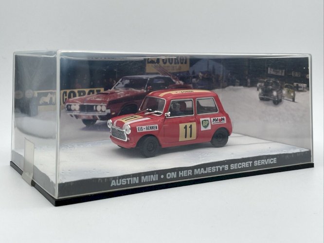 Austin Mini Au Service Secret De Sa Majesté James Bond 1/43