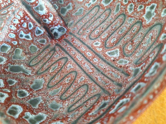 Austruy Vallauris vase et plat céramique vintage, décoration ancienne