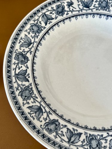 Authenticité - Assiette creuse à ailes SYRA - 24 cm - Sarreguemines