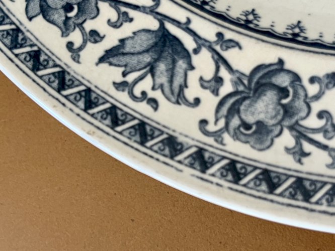 Authenticité - Assiette creuse à ailes SYRA - 24 cm - Sarreguemines