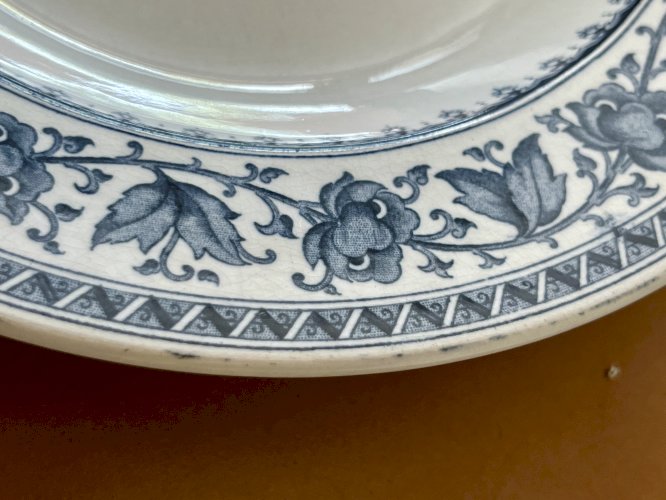 Authenticité - Assiette creuse à ailes SYRA - 24 cm - Sarreguemines