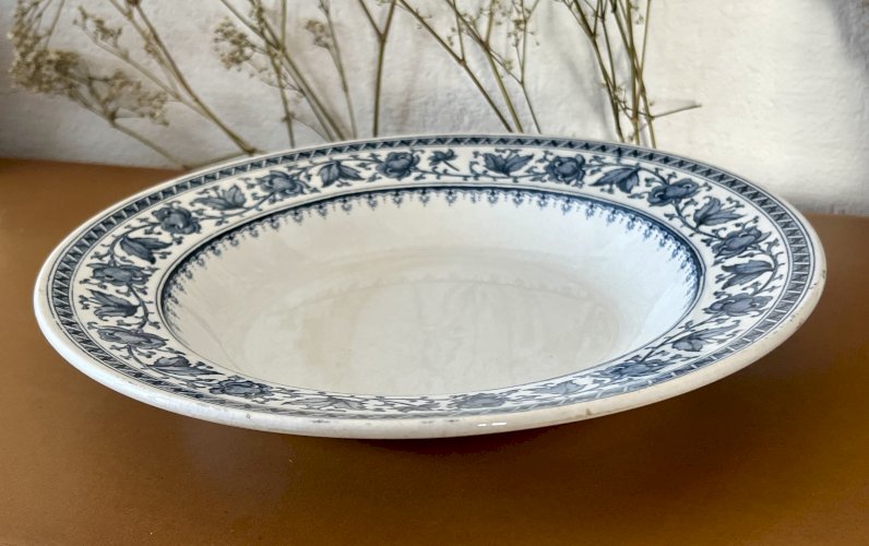 Authenticité - Assiette creuse à ailes SYRA - 24 cm - Sarreguemines