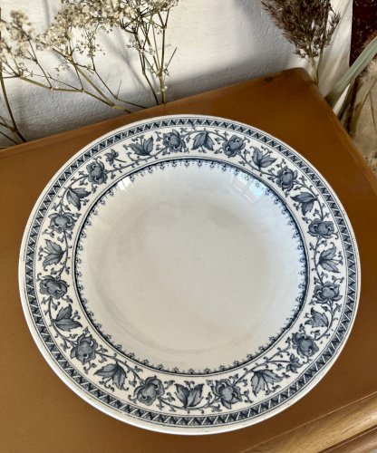 Authenticité - Assiette creuse à ailes SYRA - 24 cm - Sarreguemines