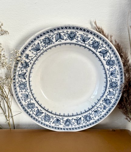 Authenticité - Assiette creuse à ailes SYRA - 24 cm - Sarreguemines