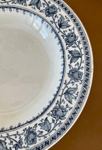 Authenticité - Assiette creuse à ailes SYRA - 24 cm - Sarreguemines