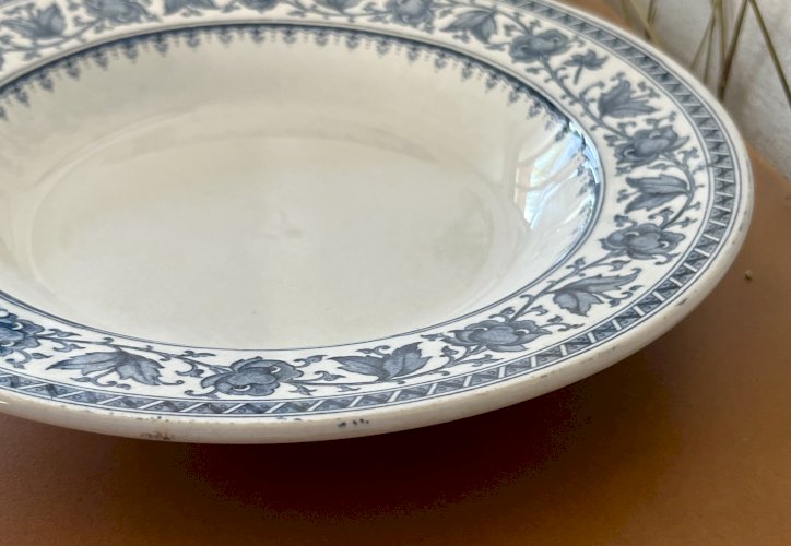 Authenticité - Assiette creuse à ailes SYRA - 24 cm - Sarreguemines