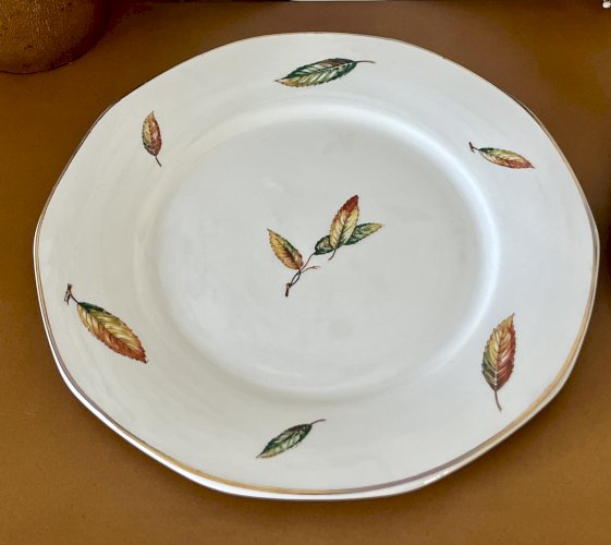 Authenticité - Lot n° 1 - 6 assiettes plates Nemours - 23 cm - Digoin Sarreguemines