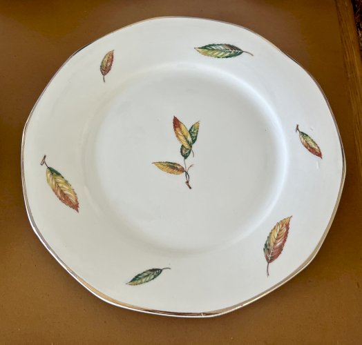 Authenticité - Lot n° 1 - 6 assiettes plates Nemours - 23 cm - Digoin Sarreguemines