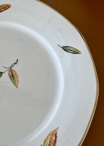 Authenticité - Lot n° 1 - 6 assiettes plates Nemours - 23 cm - Digoin Sarreguemines