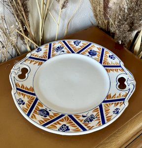 Authenticité - Lot n° 2 - Plat à tarte Canada - 28 cm - Moulin des loups - Hamage - Orchies