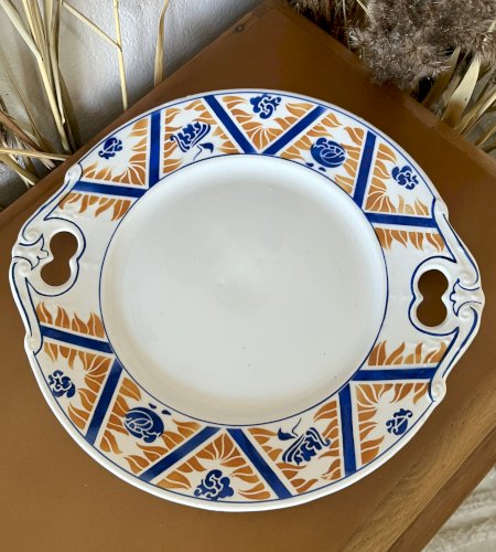 Authenticité - Lot n° 2 - Plat à tarte Canada - 28 cm - Moulin des loups - Hamage - Orchies