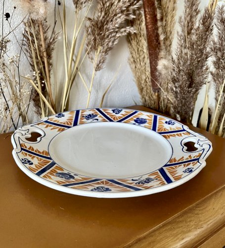 Authenticité - Lot n° 2 - Plat à tarte Canada - 28 cm - Moulin des loups - Hamage - Orchies