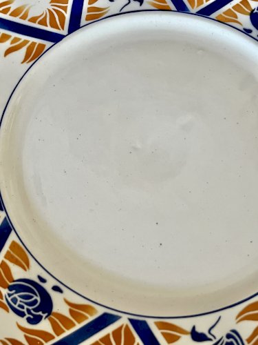 Authenticité - Lot n° 2 - Plat à tarte Canada - 28 cm - Moulin des loups - Hamage - Orchies